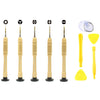 JF-8140 10 in 1 Metal + Plastic iPhone Dedicated Disassemble Repair Tool Kit, 10 in 1