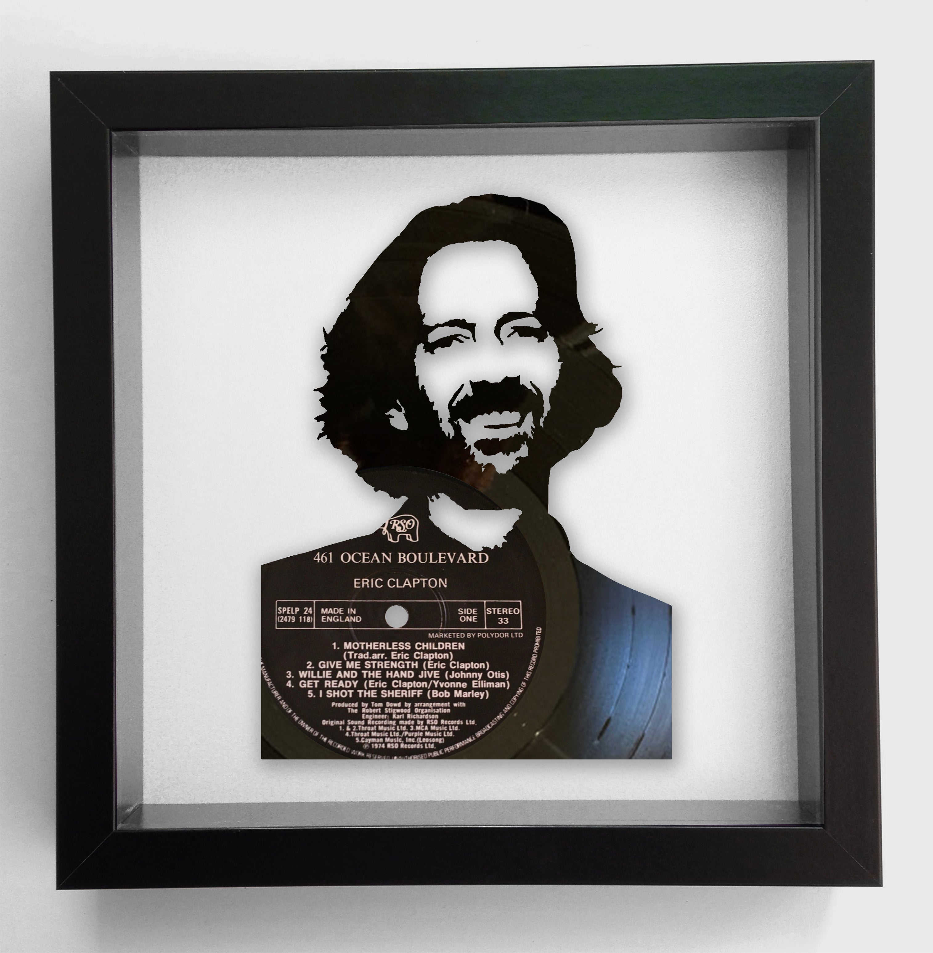 Eric Clapton - Slowhand - Original Vinyl Record Art 1977