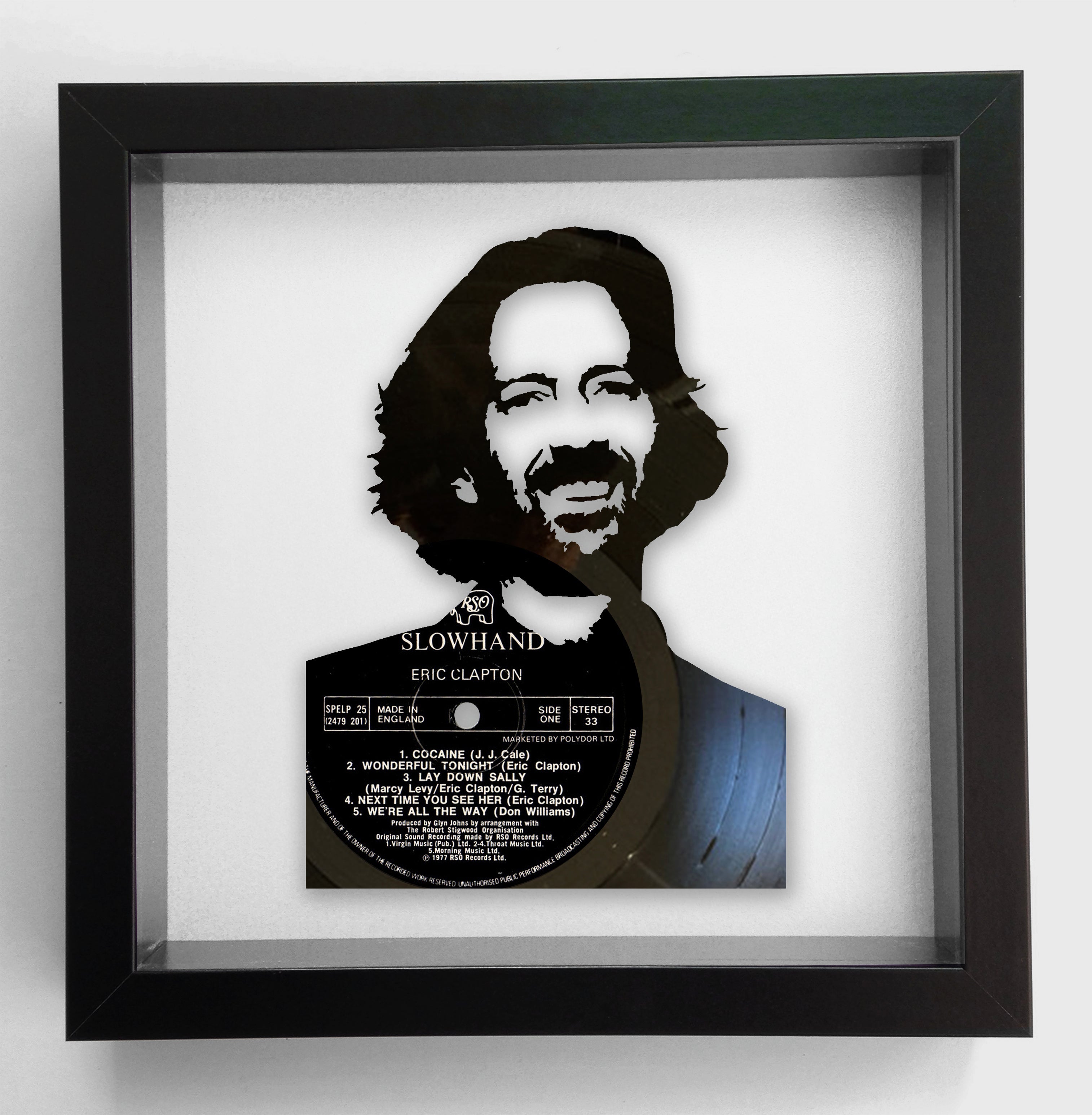 Eric Clapton - Slowhand - Original Vinyl Record Art 1977