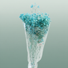 Pres Gypsophila Blue