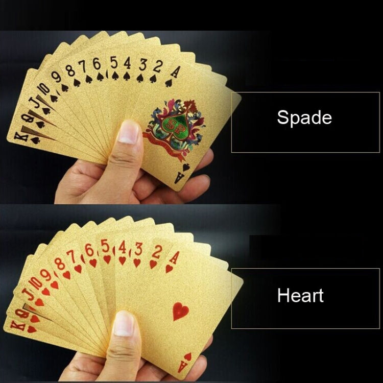 Creative Frosted Back Texture Plastic From Vegas to Macau Playing Cards Texas Poker with Wooden Gift Box, Golden Tattice Gift Box, Golden Dollar Wooden Gift Box