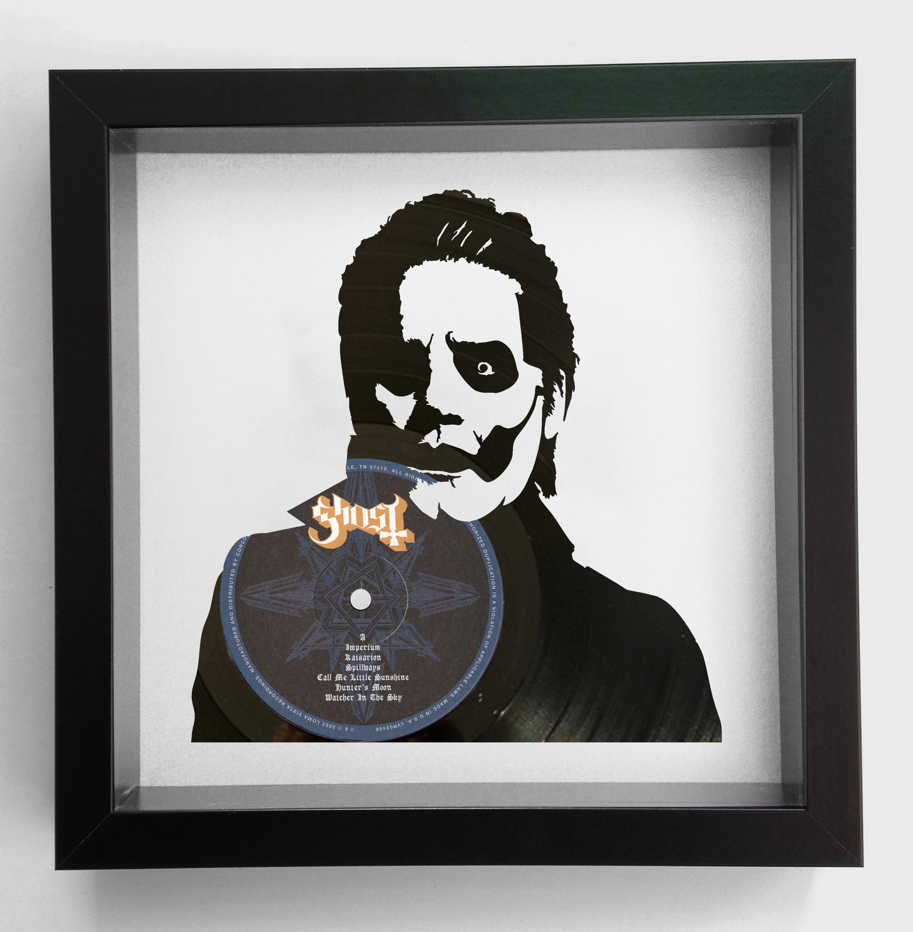 Tobias Forge AKA Papa Emeritus from Ghost - Impera - Original Vinyl Record Art 2022