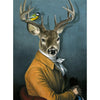 Retro Animal Portrait Wall Art Poster – Modern Nordic Home Décor