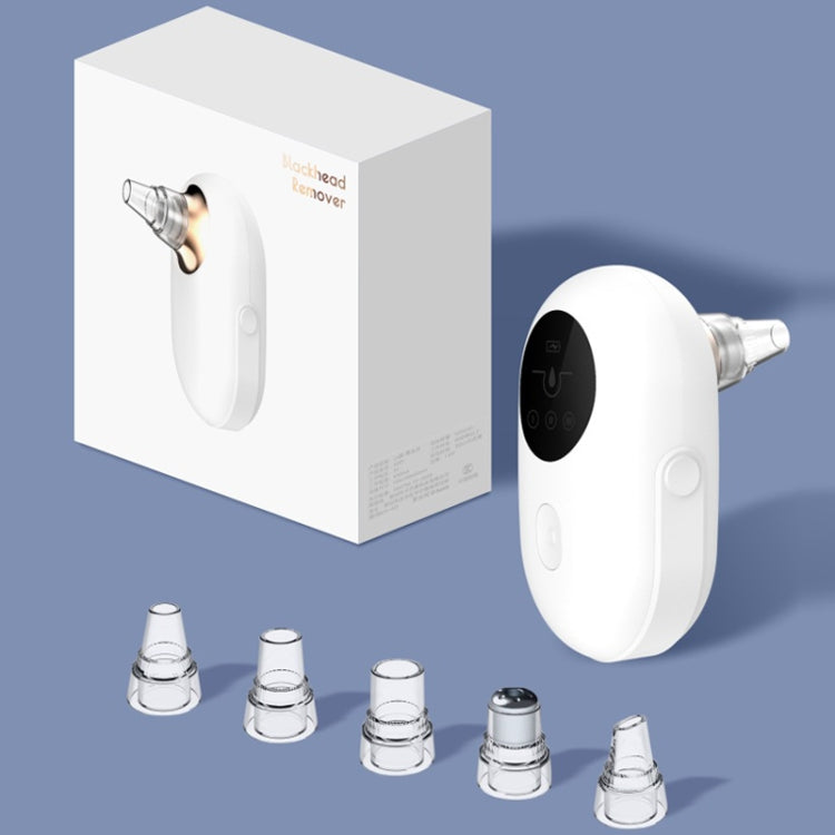 YJK065 Woodpecker Electric Cleaning Blackhead Meter Beauty Instrument (White)