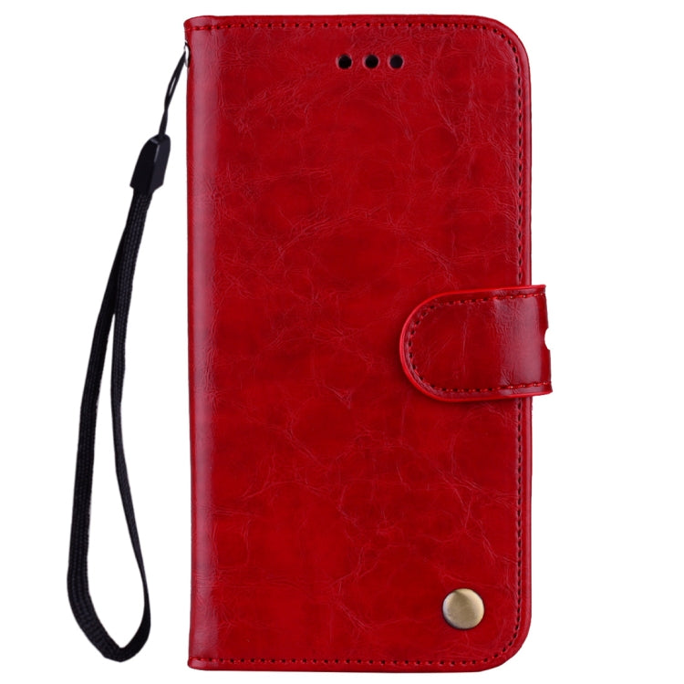 For Huawei Honor Play 7X Business Style Oil Wax Texture Horizontal Flip Leather Case with Holder & Card Slots & Wallet, For Huawei Honor Play 7X