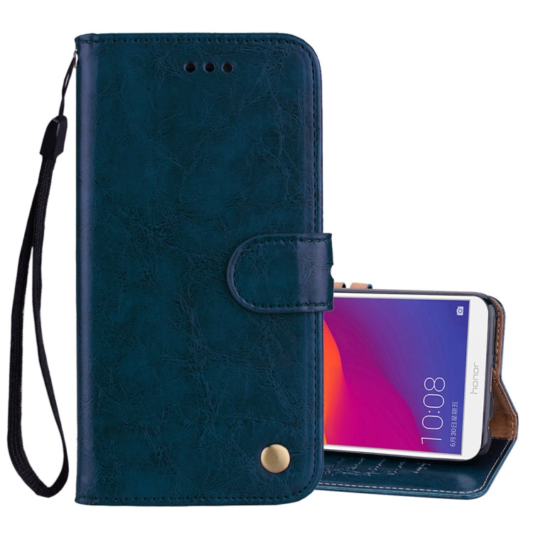 Business Style Oil Wax Texture Horizontal Flip Leather Case for Huawei Honor 7C / Enjoy 8 / Y7 (2018) / Y7 Prime (2018) / Nova 2 Lite, with Holder & Card Slots & Wallet, For Honor 7C / Y7 Prime (2018), For Huawei Honor 7C / Y7 Prime (2018)             ...