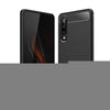 Brushed Texture Carbon Fiber Shockproof TPU Case for Huawei P30, Huawei P30