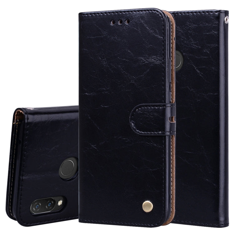 Business Style Oil Wax Texture Horizontal Flip Leather Case for Huawei Nova 3, with Holder & Card Slots & Wallet, For Huawei Nova 3, For Huawei Huawei Nova 3