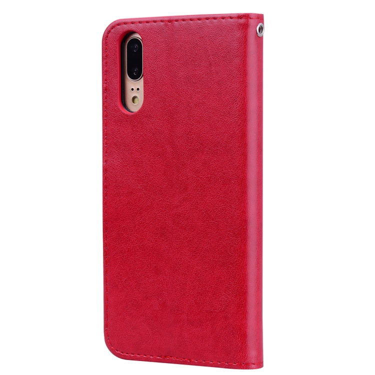 Rose Embossed Horizontal Flip PU Leather Case for Huawei P20, with Holder & Card Slots & Wallet, For Huawei P20, Huawei P20