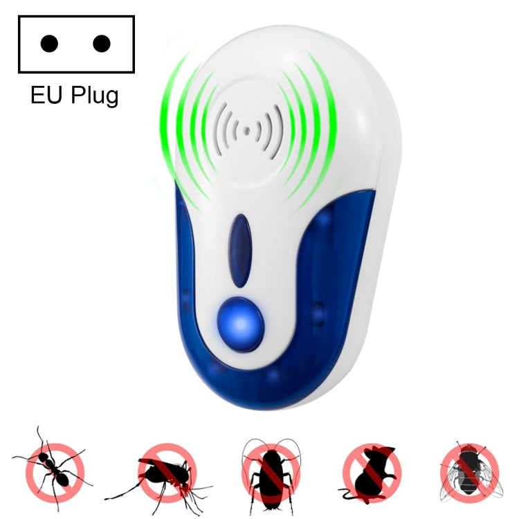 4W Electronic Ultrasonic Anti Mosquito Rat Mouse Cockroach Insect Pest Repeller, AC 90-250V, 109 UK Plug, 109 EU Plug