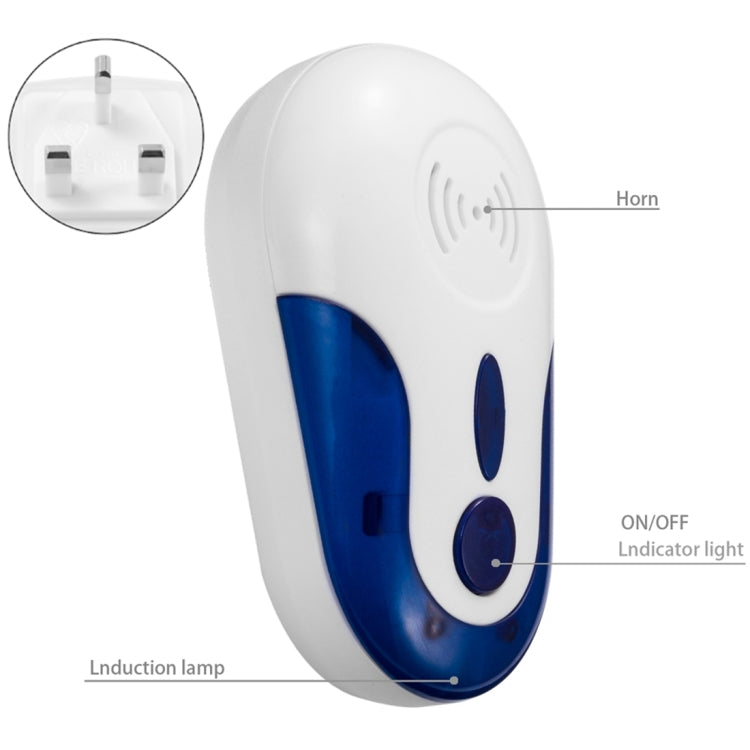 4W Electronic Ultrasonic Anti Mosquito Rat Mouse Cockroach Insect Pest Repeller, AC 90-250V, 109 UK Plug, 109 EU Plug