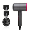 High-power Anionic Cold Hot Air Constant Temperature Hair Dryer, EU Plug, EU Plug (Red + Grey) +3
