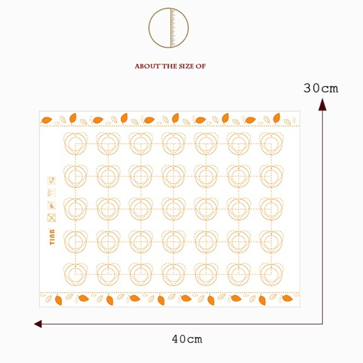 Kitchen Multi-function Roast Macaron Sugar not Sticky Pad & Kneading Pad & Insulation Pad, Size: 40*30cm, Insulation Pad, Sugar not Sticky Pad