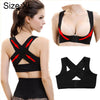Women Ultrathin Kyphosis Correction Shoulder Support Tight-fitting Orthopedic Belt, Size:XL(Black)