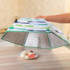 Folding Food Cover Keep Foods Warm Aluminum Foil Cover, Blue Tableware Pattern, Size: 60*60*17cm, Size: 60*60*17cm, Blue