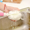 10 PCS Removable Handle Sponge Cleaning Cup Brushes Wash Cup Brush for Glass Milk Bottle / Coffee Cup / Glass Cup, Size: 25.5x6cm, Random Color Delivery, Cup Brush