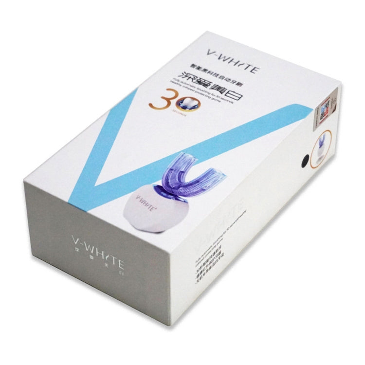 Vwhite 3 Cleaning Modes Silicone Electric Automatic Beauty Tooth Instrument(White)