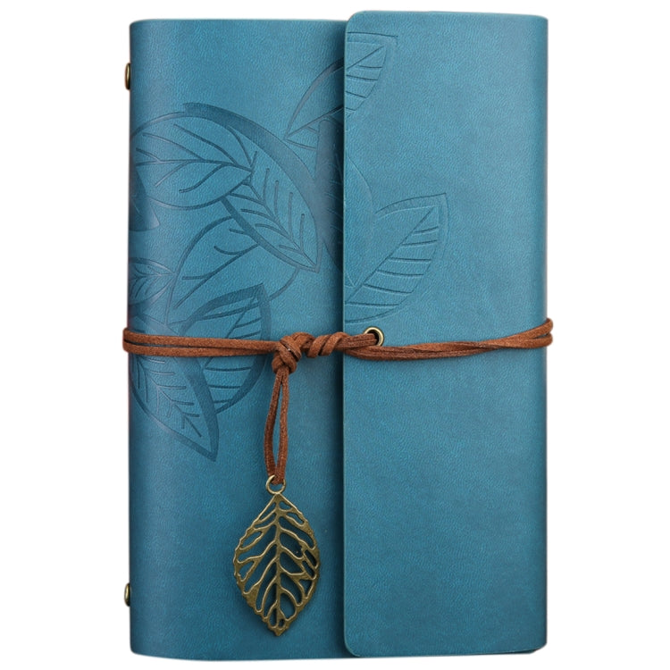 Creative Retro Autumn Leaves Pattern Loose-leaf Travel Diary Notebook, Size: M, M