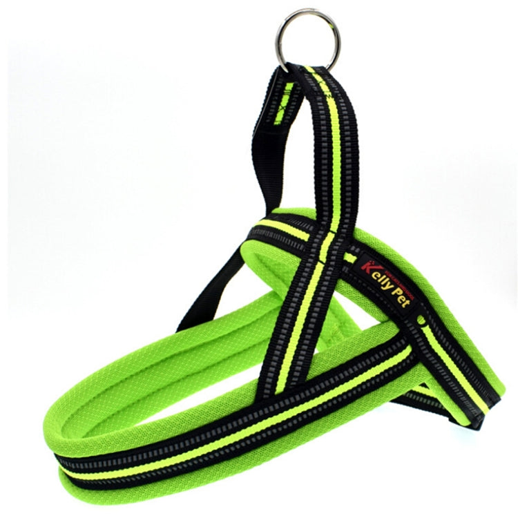 Pet Dogs A7 Reflective Polyester Chest Harness Lead Leash Traction Big Dogs Safety Chain Rope Collar, Size: S, 2.0*50*62cm, Size: S, 2.0*50*62cm