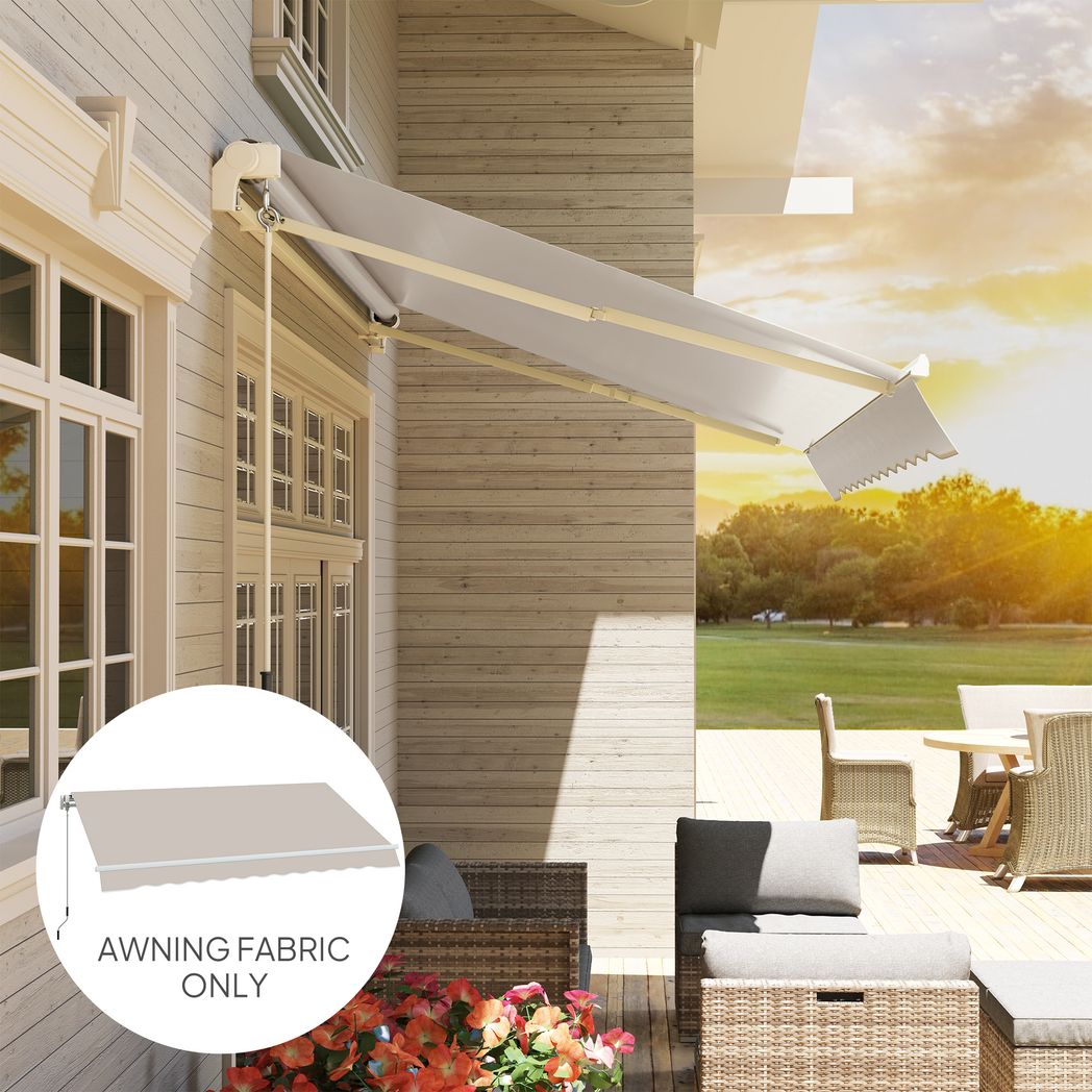 Outsunny Replacement Canopy for 3 x 2.5 m Awning (Fabric Only)