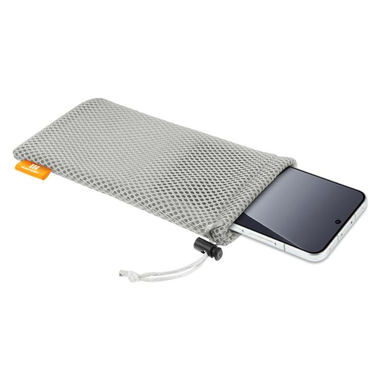 HAWEEL Pouch Bag for Smart Phones, Power Bank and other Accessories, Size up to 5.5 inch, 5.5 inch Grey, 5.5 inch Black
