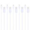 5 PCS HAWEEL 1m High Speed 8 pin to USB Sync and Charging Cable Kit for iPhone, iPad