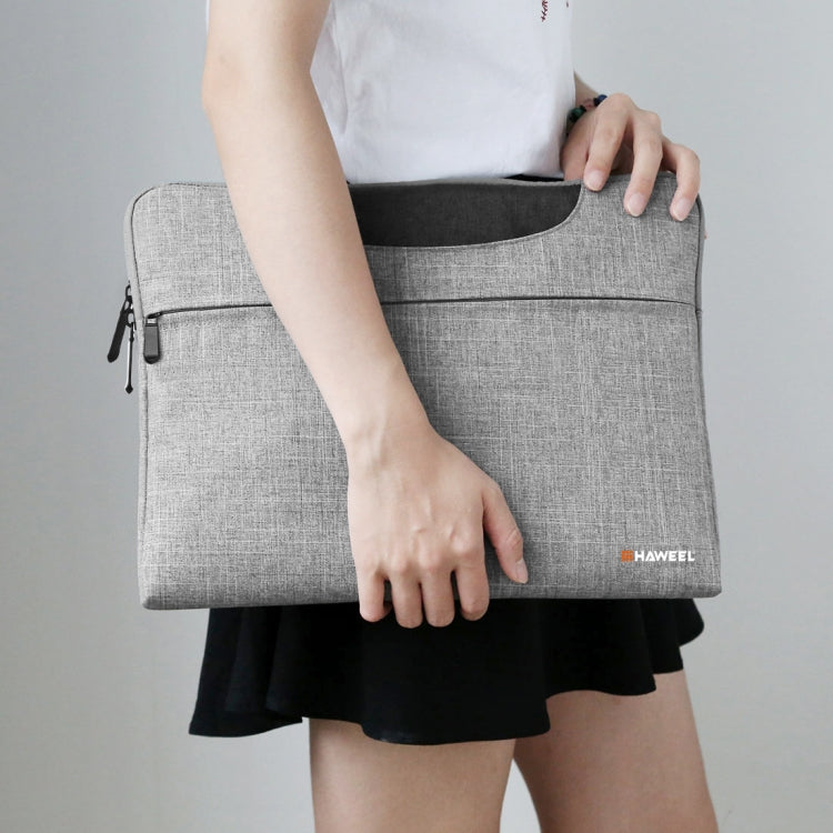 HAWEEL 13.3 inch Laptop Handbag, For Macbook, Samsung, Lenovo, Sony, DELL Alienware, CHUWI, ASUS, HP, 13.3 inch and Below Laptops(Grey)