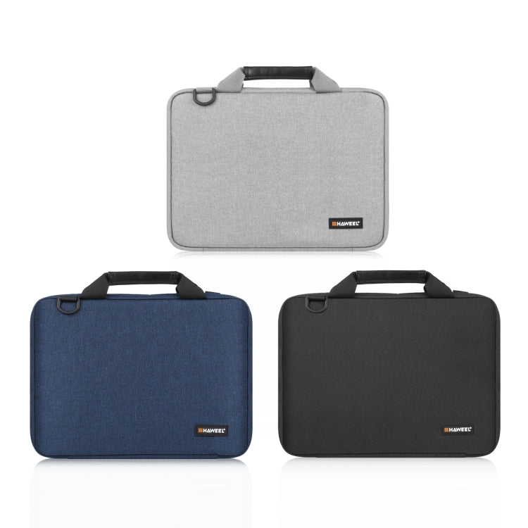 HAWEEL 13.0 inch-14.0 inch Briefcase Crossbody Laptop Bag For Macbook, Lenovo Thinkpad, ASUS, HP(Grey)