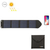 HAWEEL 14W 5V 2.4A Portable Foldable Solar Charger Outdoor Travel Rechargeable Folding Bag with 4 Solar Panels & USB Port, Size: S, 14W