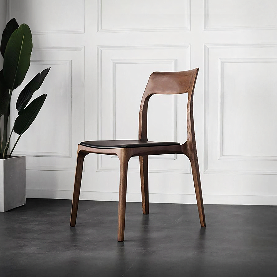 A Set Of 2 Hans CH3 Dining Chairs, Dark Oak, Light Oak