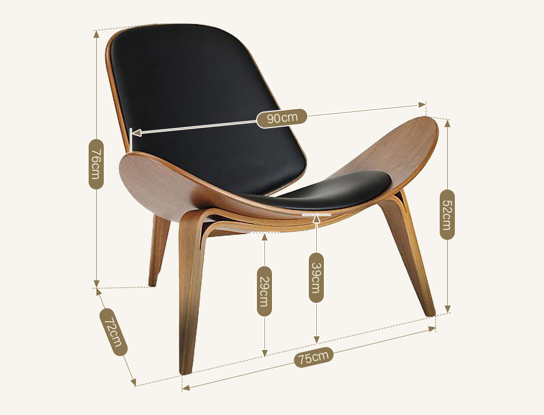 Hans Wegner CH07 Shell Chair, White & Oak