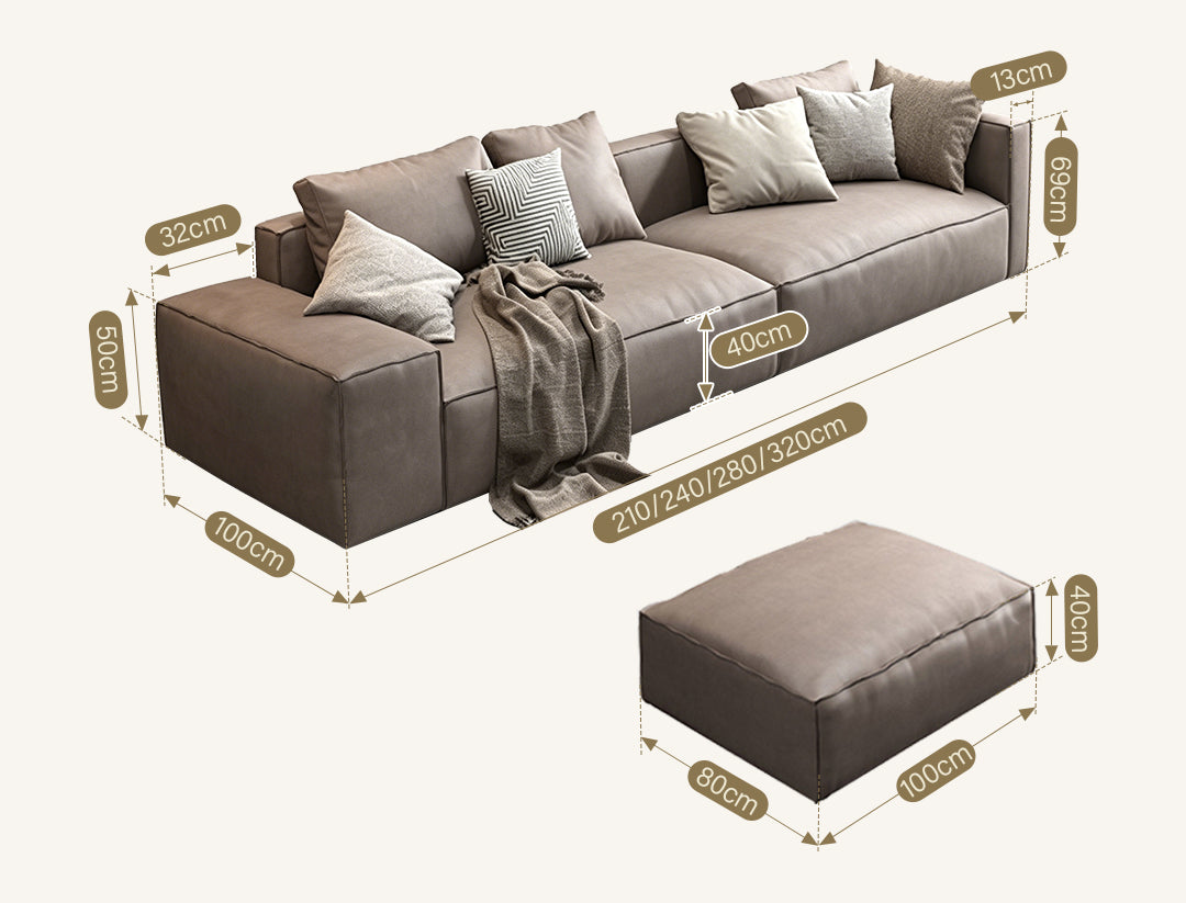 Hartste Two Seater Sofa, Leathaire