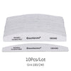 10pcs/Lot Professional Wooden Nail Files 180/240 Buffer 100/180 Grey Boat Wood Sandpaper Block Gel Polisher Sanding Nail Files