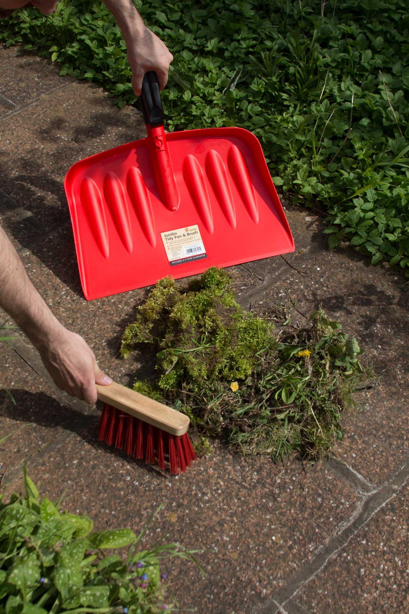 Extra Large Dustpan and Hard Brush