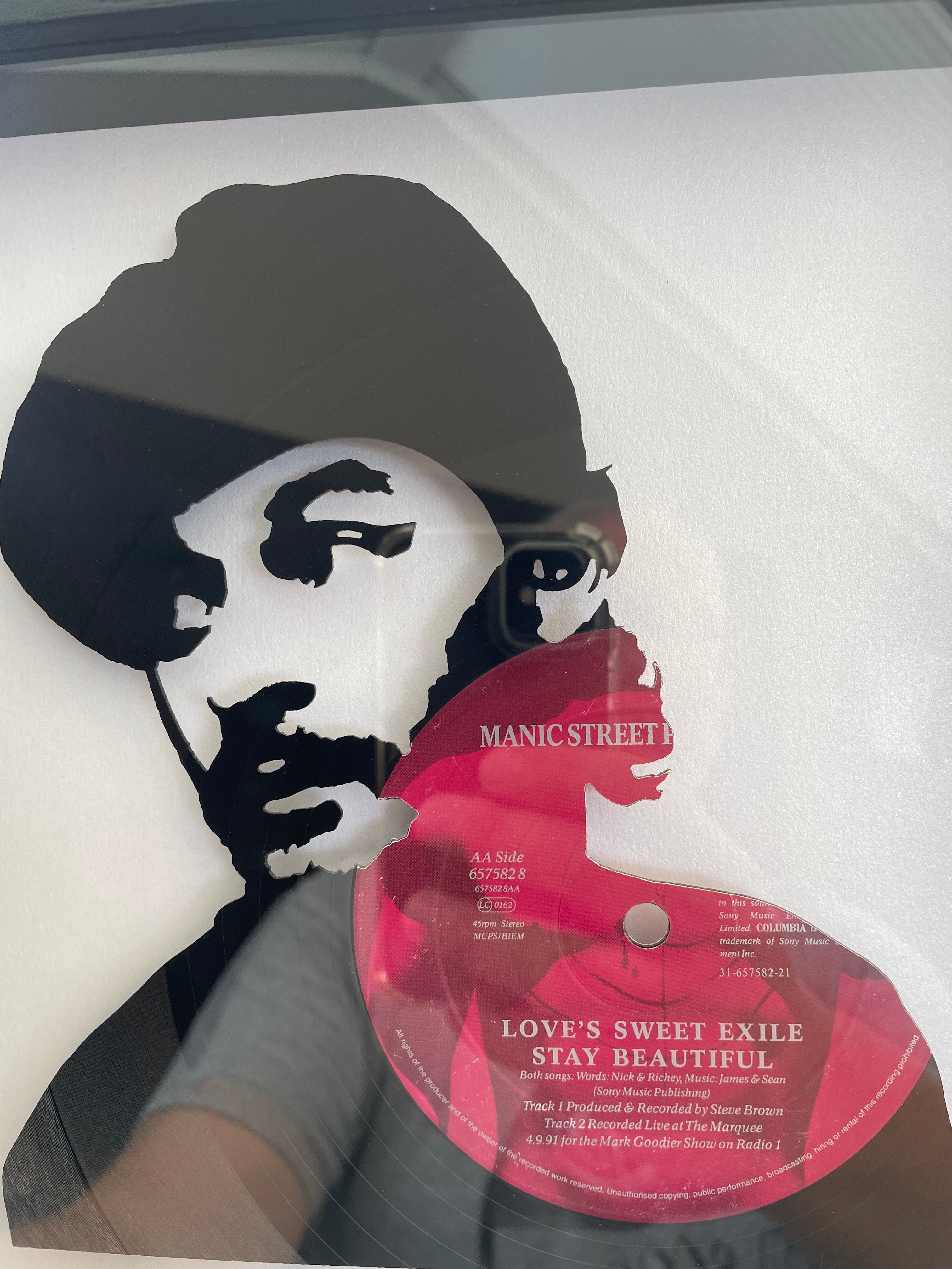 James Dean Bradfield of Manic Street Preachers - Love's Sweet Exile - Vinyl Record Art 1991