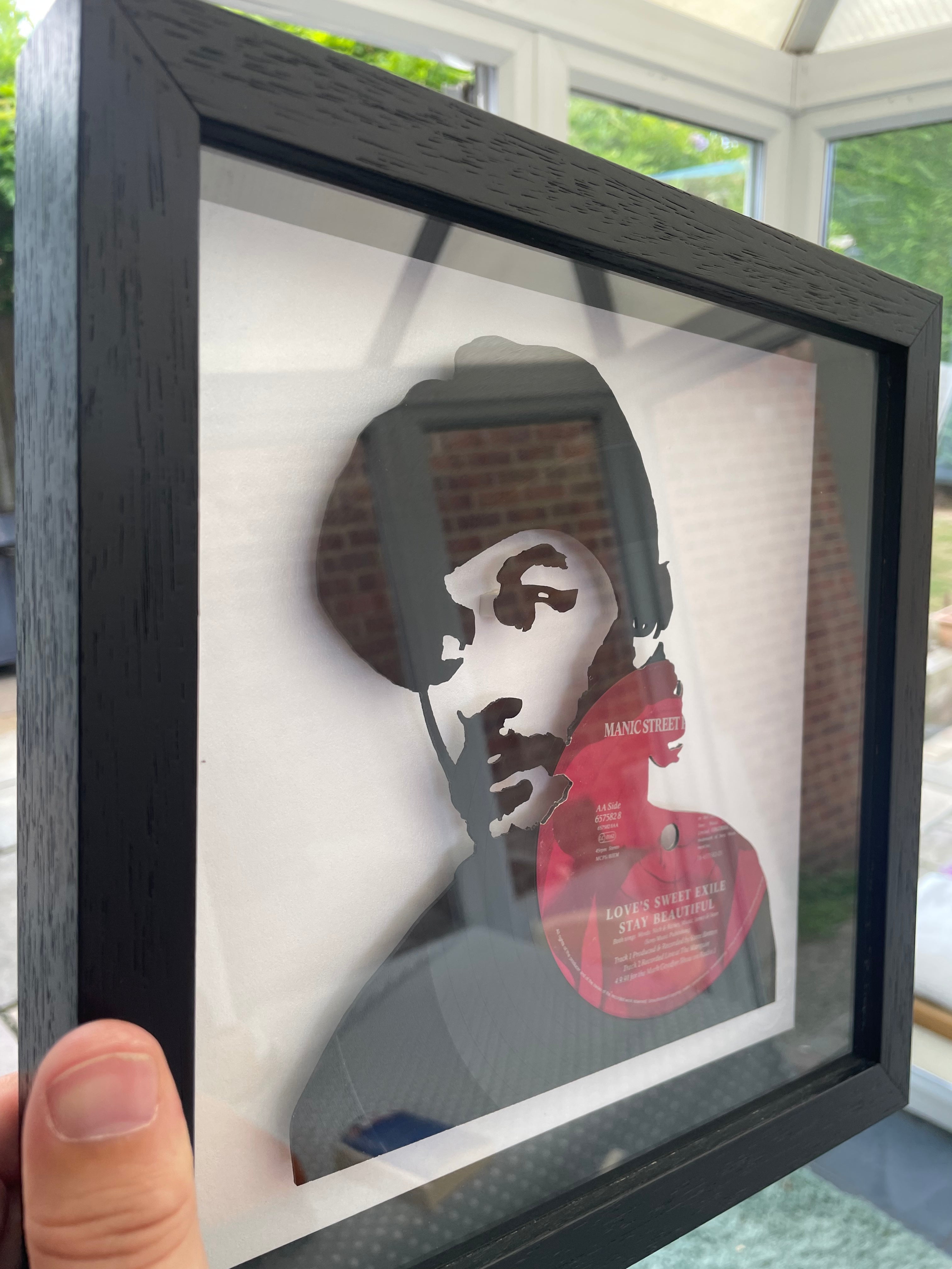 James Dean Bradfield of Manic Street Preachers - Love's Sweet Exile - Vinyl Record Art 1991