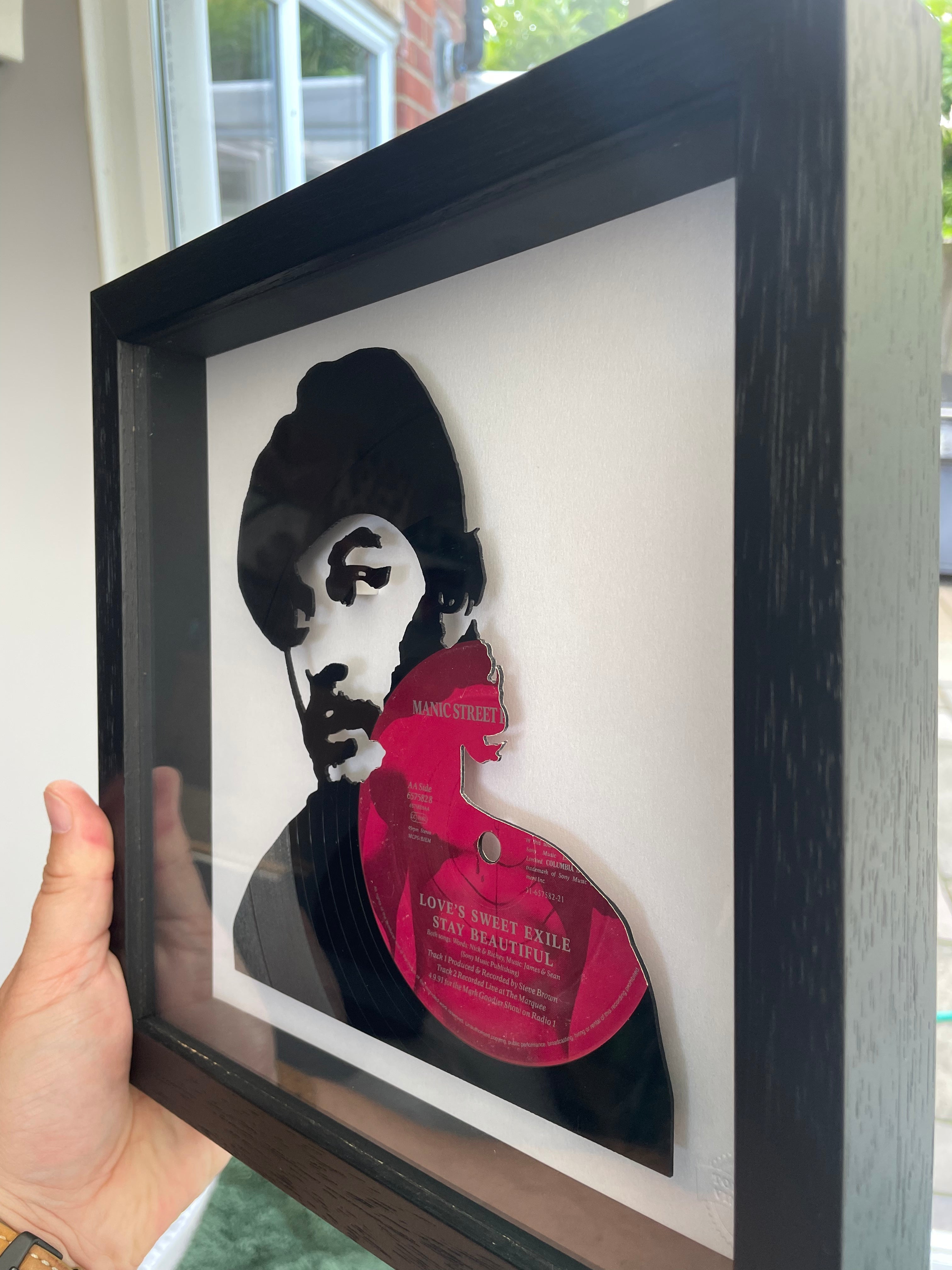 James Dean Bradfield of Manic Street Preachers - Love's Sweet Exile - Vinyl Record Art 1991