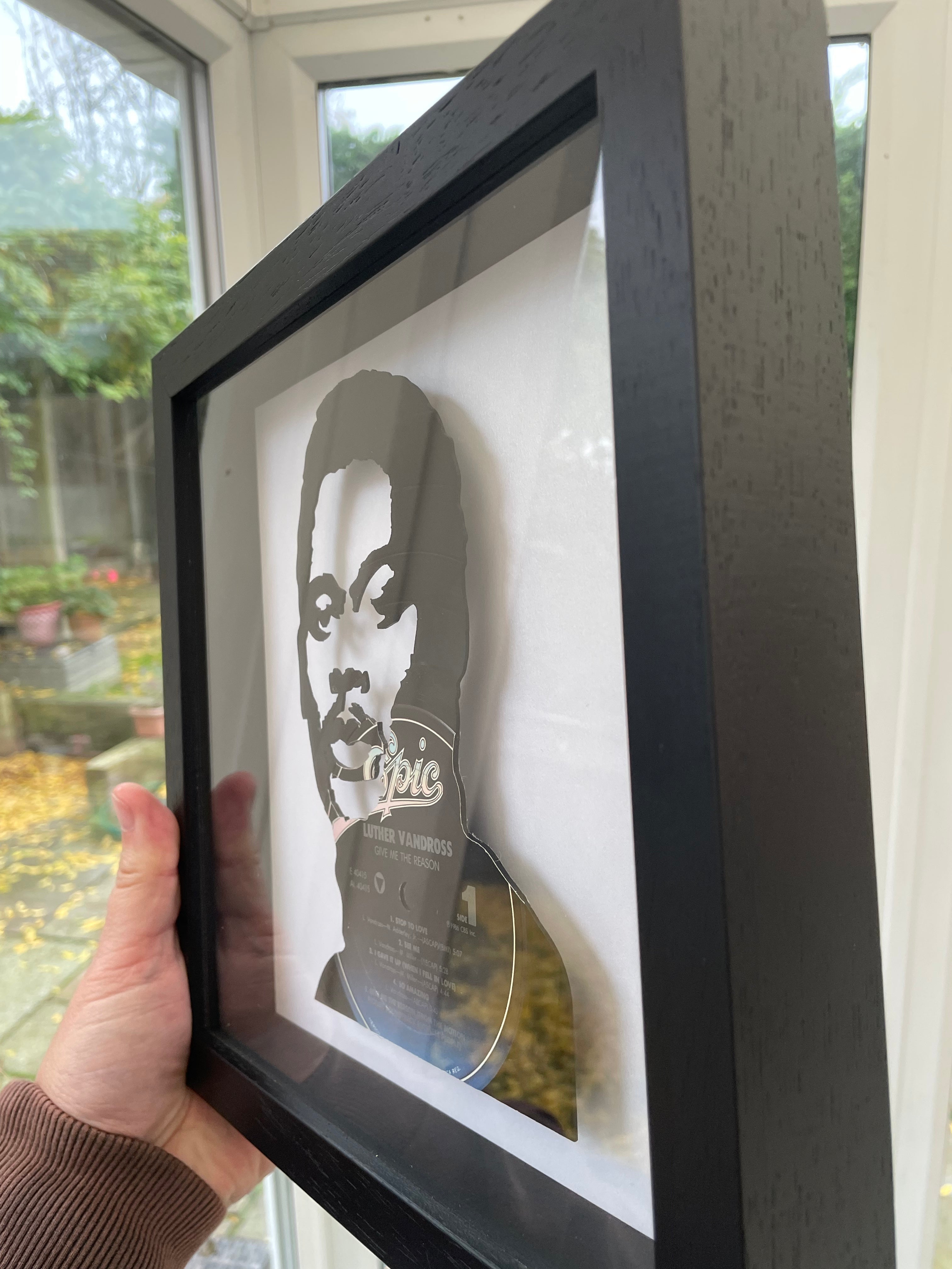 Luther Vandross - Give Me The Reason - Original Vinyl Record Art 1986