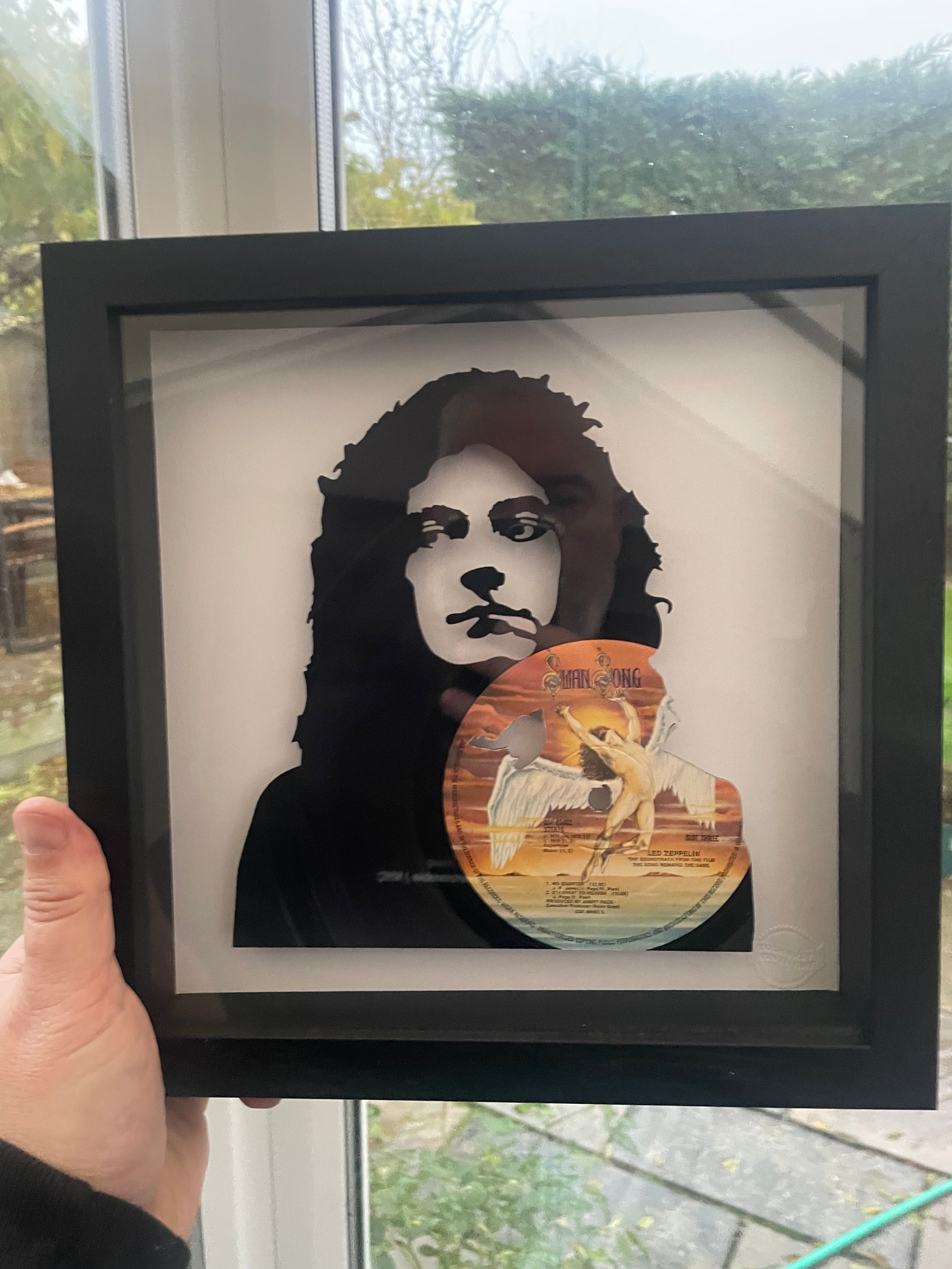 Robert Plant from Led Zeppelin - Song Remains the Same Vinyl Record Art 1978