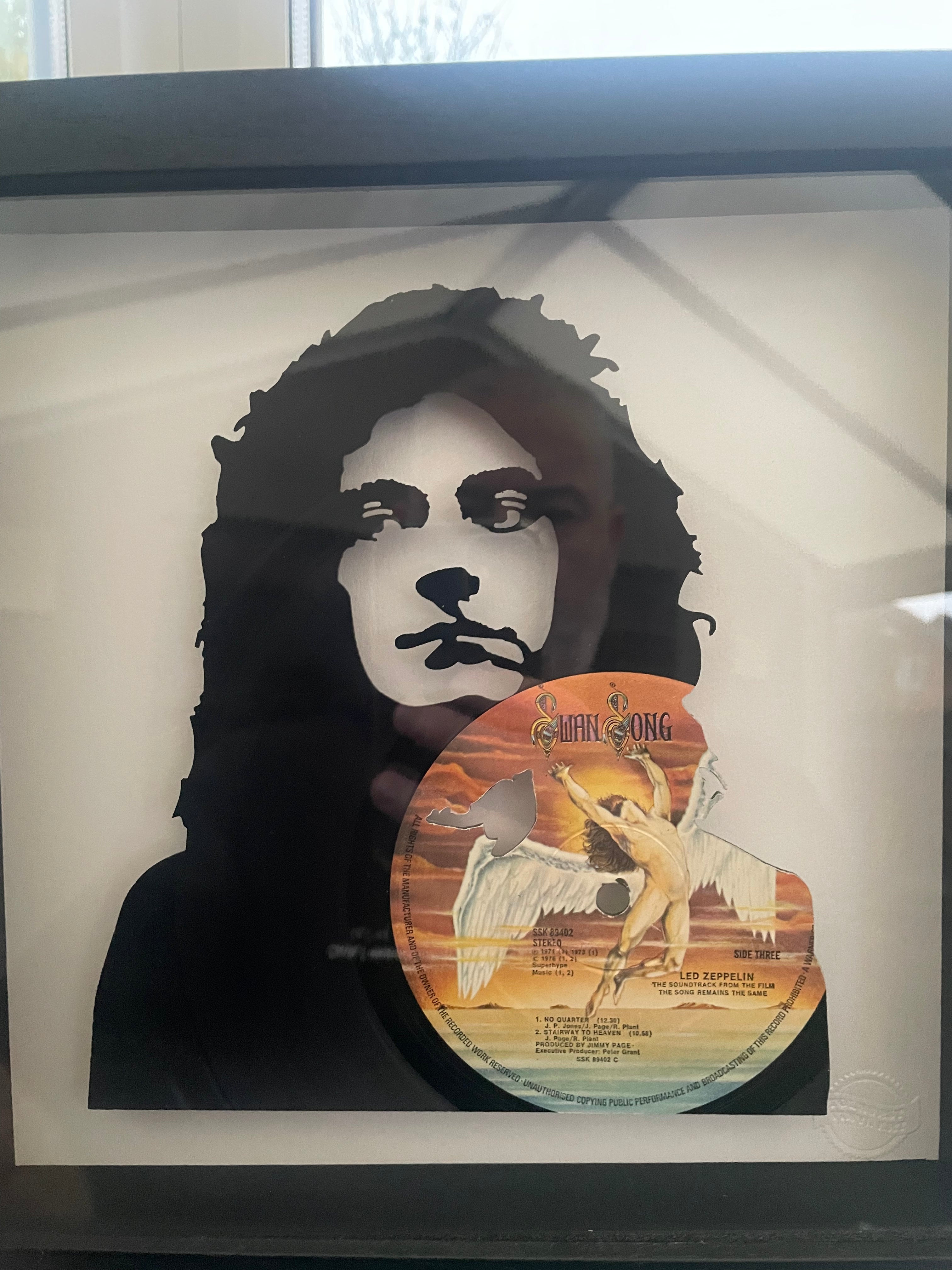 Robert Plant from Led Zeppelin - Song Remains the Same Vinyl Record Art 1978
