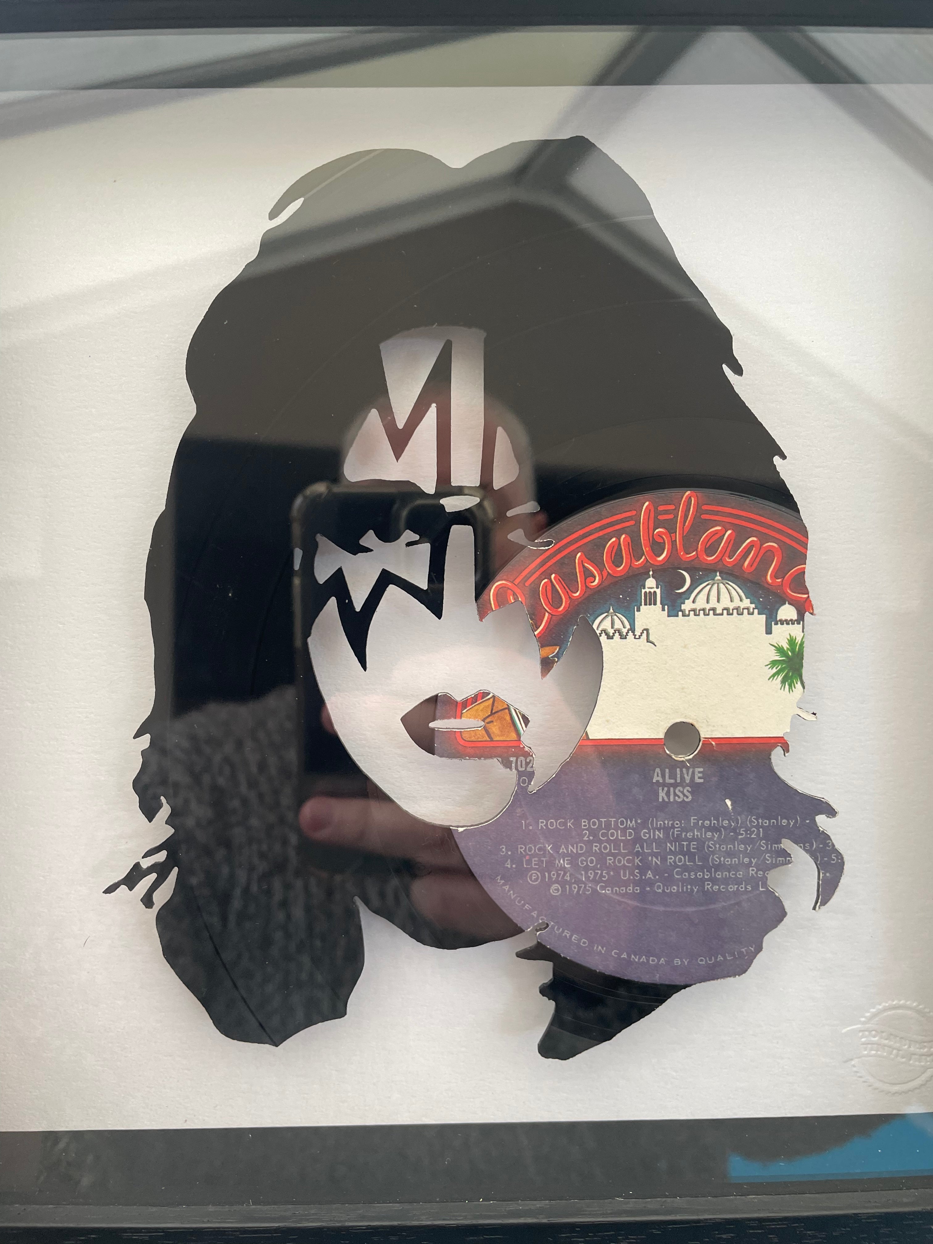 Kiss - Alive II - Ace Frehley Vinyl Record Art 1977