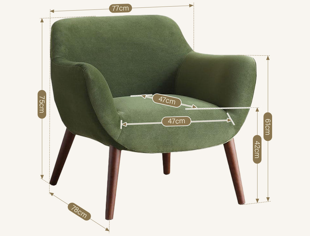 INS92 Armchair, Velvet