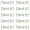 10 PCS Front Camera Holder for iPhone 11 Pro, For iPhone 11 Pro