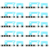 10 PCS Speaker Dustproof Mesh for iPhone 12 Pro Max, For iPhone 12 Pro Max