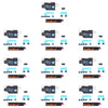 10 PCS Speaker Dustproof Mesh with Frame for iPhone 12 Pro Max, For iPhone 12 Pro Max (with Frame)