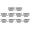 10 PCS Charging Port Connector for iPhone 6 / 6S, For iPhone 6 / 6S, For iPhone 6 / 6S (Light Grey)