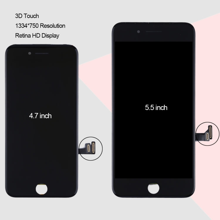 Original LCD Screen for iPhone 7, i7 Original White, i7 Original Black