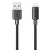 WEKOME WDC-03 Tidal Energy Series 2.4A USB to 8 Pin Braided Data Cable, Length: 1m, USB to 8 Pin