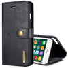 DG.MING for iPhone 8 Plus & iPhone 7 Plus Crazy Horse Texture Horizontal Flip Detachable Magnetic Protective Case with Holder & Card Slots & Wallet, iPhone 8P & 7P