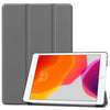For iPad 10.2 Custer Texture Horizontal Flip Smart PU Leather Case with Sleep / Wake-up Function & Three-folding Holder, For iPad 10.2